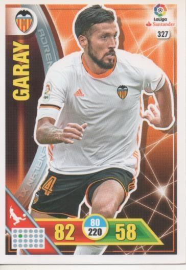 Cromo E002771: Trade Card Game Adrenalyn. Liga 2016-17, Garay. Valencia. C.F.