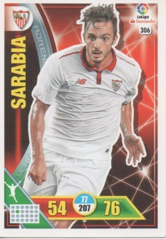 Cromo E002763: Trade Card Game Adrenalyn. Liga 2016-17, Sarabia. Sevilla. F.C.