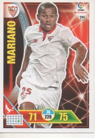 Cromo E002758: Trade Card Game Adrenalyn. Liga 2016-17, Mariano. Sevilla F.C.