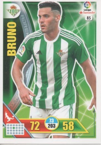 Cromo E002684: Trade Card Game Adrenalyn. Liga 2016-17, Bruno. Real Betis Balonpie