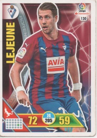 Cromo E002696: Trade Card Game Adrenalyn. Liga 2016-17, Lejeune. S.D. Eibar