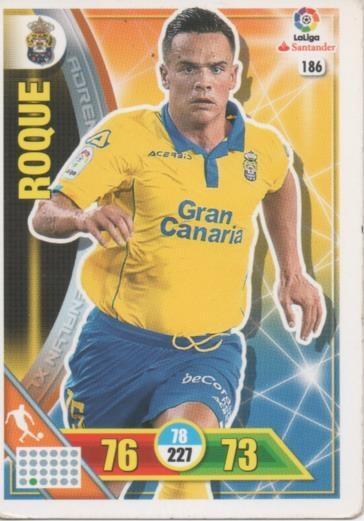 Cromo E002712: Trade Card Game Adrenalyn. Liga 2016-17, Roque. U.D. Las Palmas