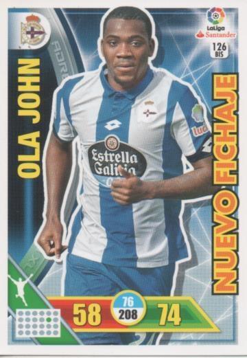 Cromo E002695: Trade Card Game Adrenalyn. Liga 2016-17, Ola Hohn. R.C.D. de La Coruña