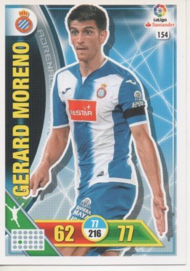 Cromo E002702: Trade Card Game Adrenalyn. Liga 2016-17, Gerard Moreno. R.C.D. Espanyol