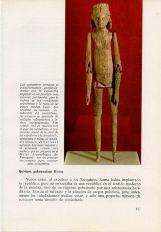 LAMINA V15400: Muñeca romana