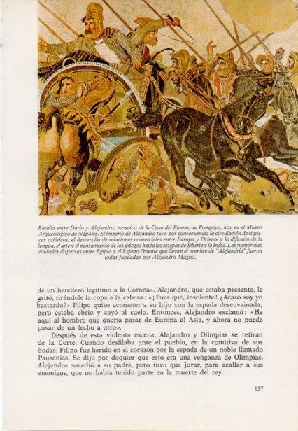 LAMINA V15390: Mosaico de la Casa del Fauno de Pompeya
