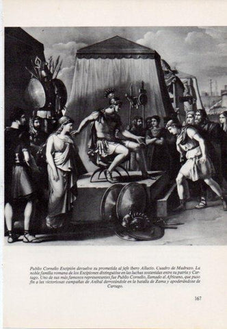 LAMINA V15404: Publio Cornelio Escipion, por Madrazo