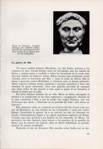 LAMINA V15408: Busto de Pompeyo