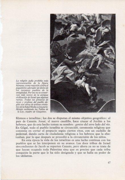 LAMINA V15359: Moises recibiendo las Tablas de la Ley por Giaquinto