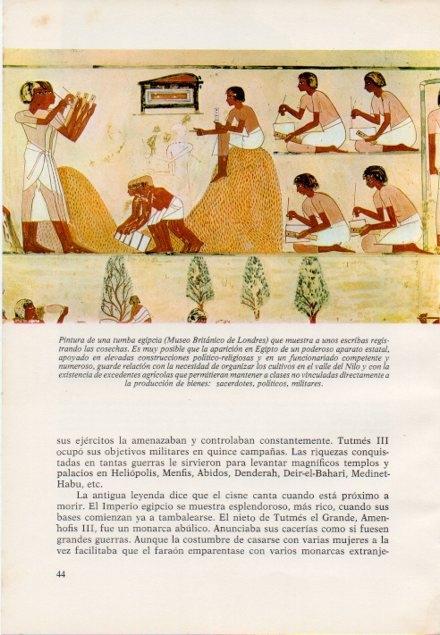 LAMINA V15351: Pintura de una tumba egipcia, Museo Britanico