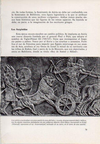 LAMINA V15363: Relieve del rey Assurnasirpal montado en su carro 