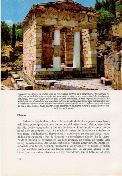 LAMINA V15377: Vista del Santuario de Apolo en Delfos
