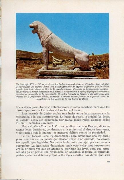 LAMINA V15372: Leones de la Via Sacra de Delos