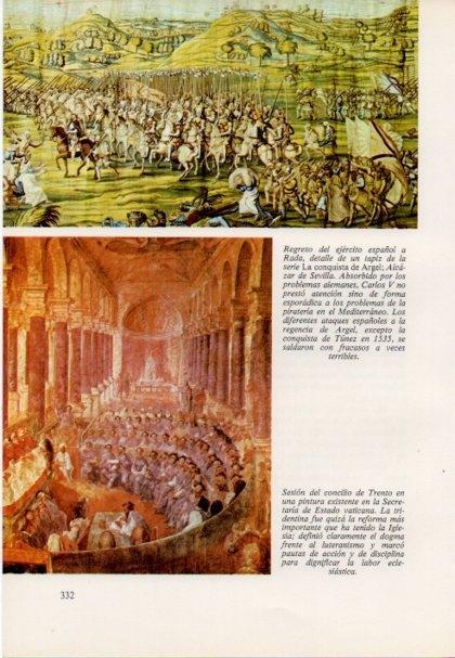 LAMINA V15476: Regreso del ejercito español a Rada, tapiz del Alcazar de Sevilla