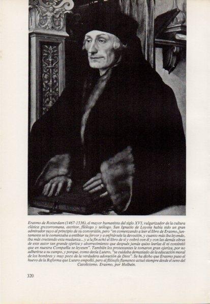 LAMINA V15470: Erasmo por Holbein