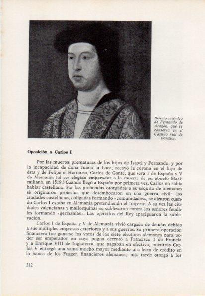 LAMINA V15466: Retrato de Fernando de Aragon, Castillo de Windsor