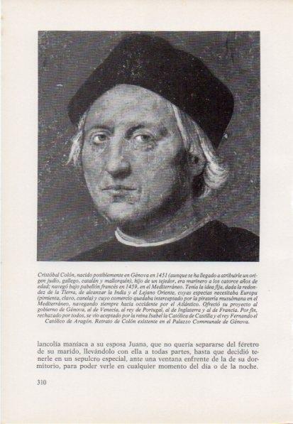 LAMINA V15465: Retrato de Cristobal Colon 