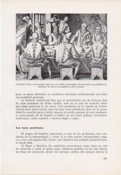 LAMINA V15464: Cristobal Colon con su nobles comensales
