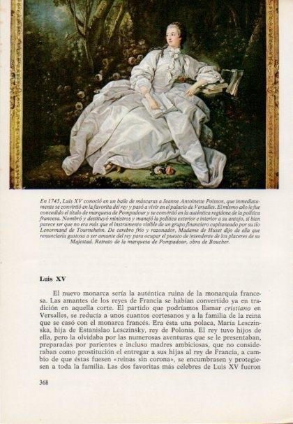 LAMINA V15493: La marquesa de Pompadour, por Boucher
