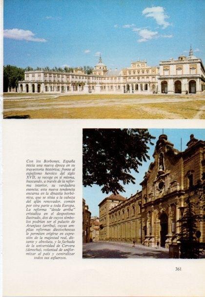 LAMINA V15491: Palacio de Aranjuez y Universidad de Cervera