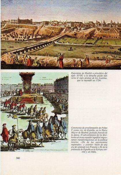 LAMINA V15490: Madrid a principios del siglo XVIII