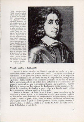 LAMINA V15486: Oliver Cromwell