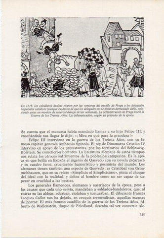 LAMINA V15483: La defenestracion de Praga grabado