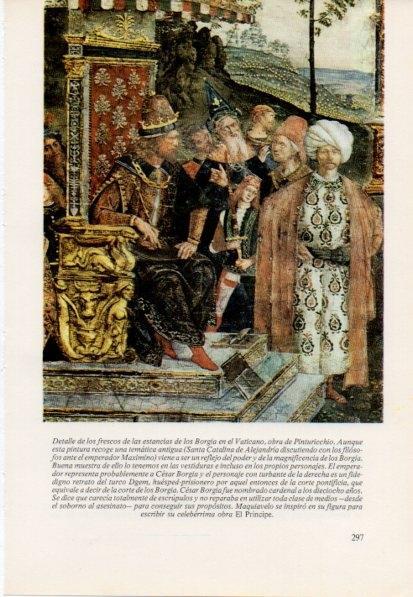 LAMINA V15459: Frescos en las estancias de los Borgia por Pinturicchio
