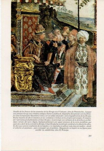 LAMINA V15459: Frescos en las estancias de los Borgia por Pinturicchio