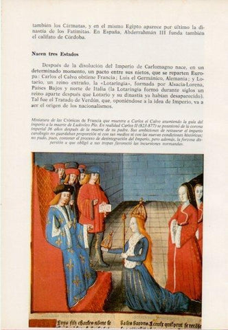 LAMINA V15436: Miniatura de las Cronicas de Francia