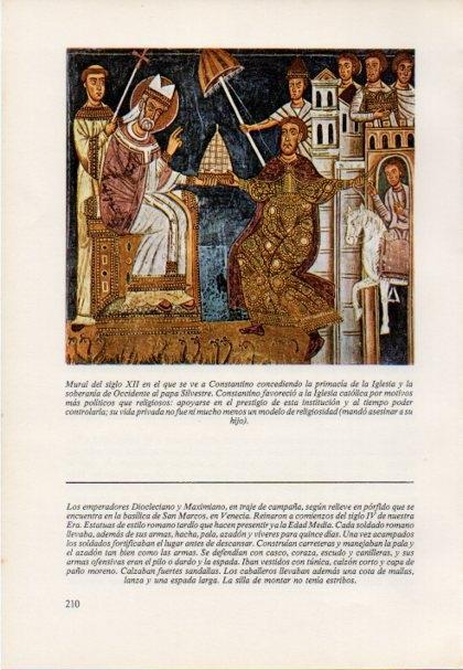LAMINA V15424: Constantino mural del siglo XII