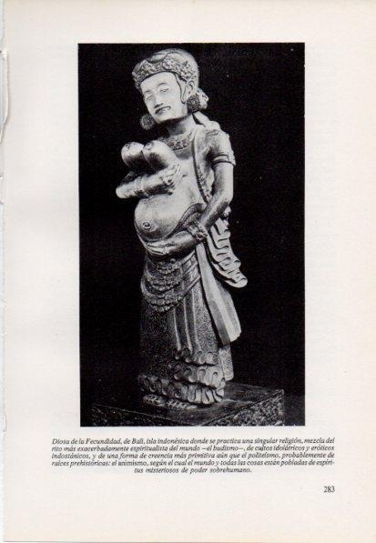 LAMINA V15454: Diosa de la fecundidad de Bali