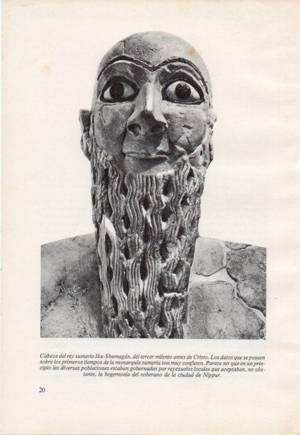 LAMINA V15344: Cabeza del rey sumerio Iku-Shamagan