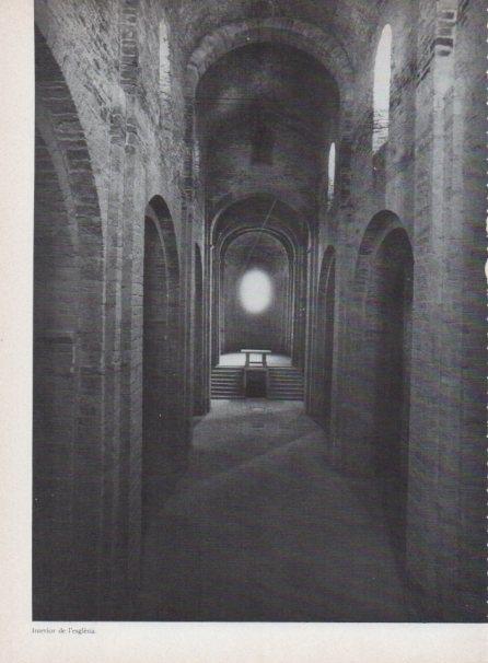 LAMINA V15264: Sant Vicenç de Cardona. Interior de l'esglesia