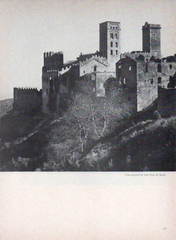 LAMINA V15258: Monastir de Sant Pere de Rodes. Vista general