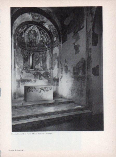 LAMINA V15267: Santa Maria de Taull. Decoracio mural de l'absis