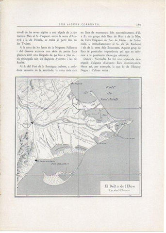 LAMINA V15202: Mapa del Delta de l'Ebre