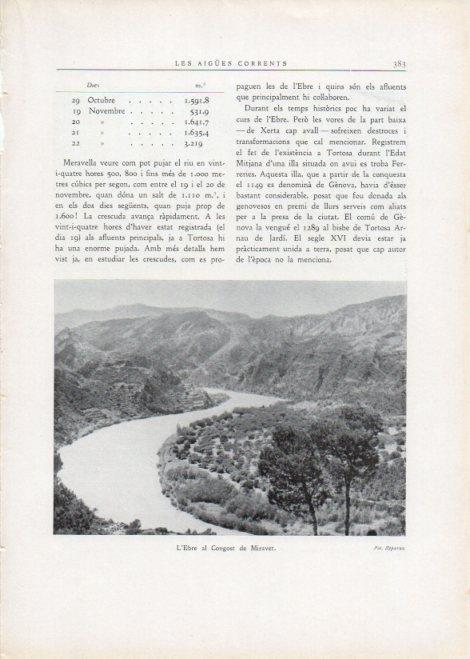LAMINA V15200: El riu Ebre al Congost de Miravet