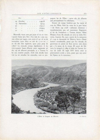 LAMINA V15200: El riu Ebre al Congost de Miravet