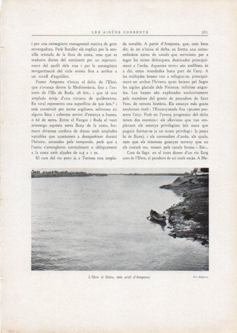 LAMINA V15199: L'Ebre al Delta mes avall d'Amposta