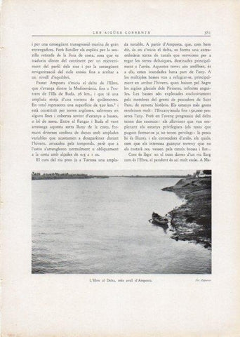 LAMINA V15199: L'Ebre al Delta mes avall d'Amposta