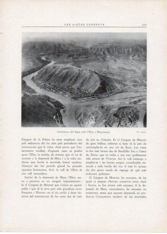 LAMINA V15198: Vista aeria de l'Ebre i Segre a Mequinença
