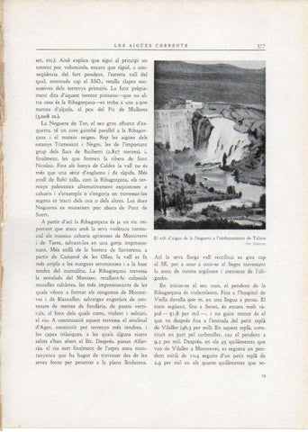 LAMINA V15197: Salt d'aigua de la Noguera a l'embassament de Talarn