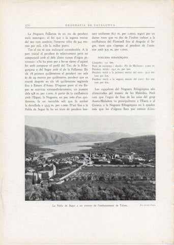 LAMINA V15196: Vista aeria de la Pobla de Segur