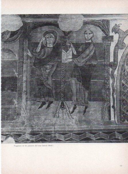 LAMINA V15268: Santa Maria de Taull. Pintures del mur lateral