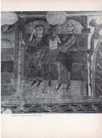 LAMINA V15268: Santa Maria de Taull. Pintures del mur lateral