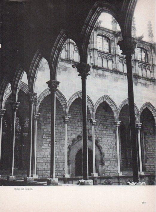LAMINA V15323: Palau de la Generalitat de Barcelona. Detall del claustre