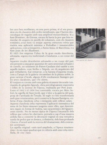 LAMINA V15321: Palau de la Generalitat de Barcelona. Vista exterior del claustre