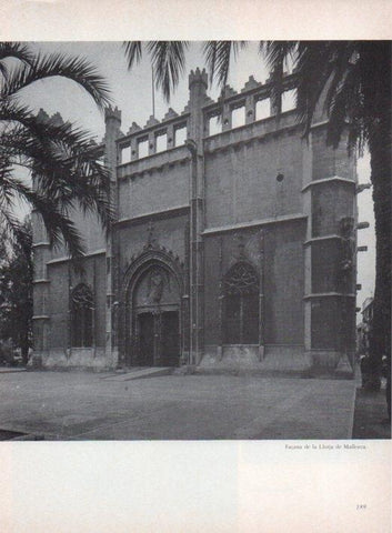LAMINA V15319: Llotja de Mallorca. Façana