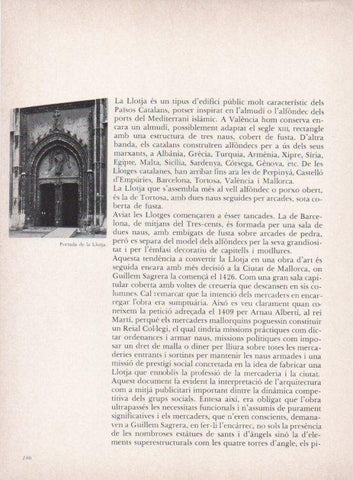 LAMINA V15317: Llotja de Mallorca. Portada
